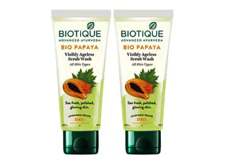 Biotique Bio Papaya Scrub Wash - Pack of ...