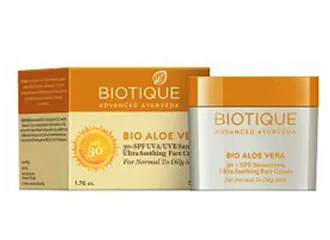 Biotique Bio Aloe Vera SPF 30+ UVA/UVB Su...