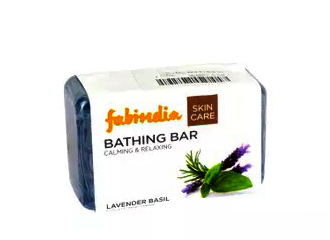Fabindia Lavender And Basil Bathing Bar