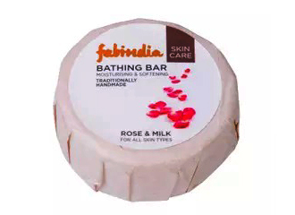 Fabindia Rose And Milk Bathing Bar