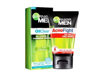 Garnier Men Acno Fight Face Wash + Oil Co...