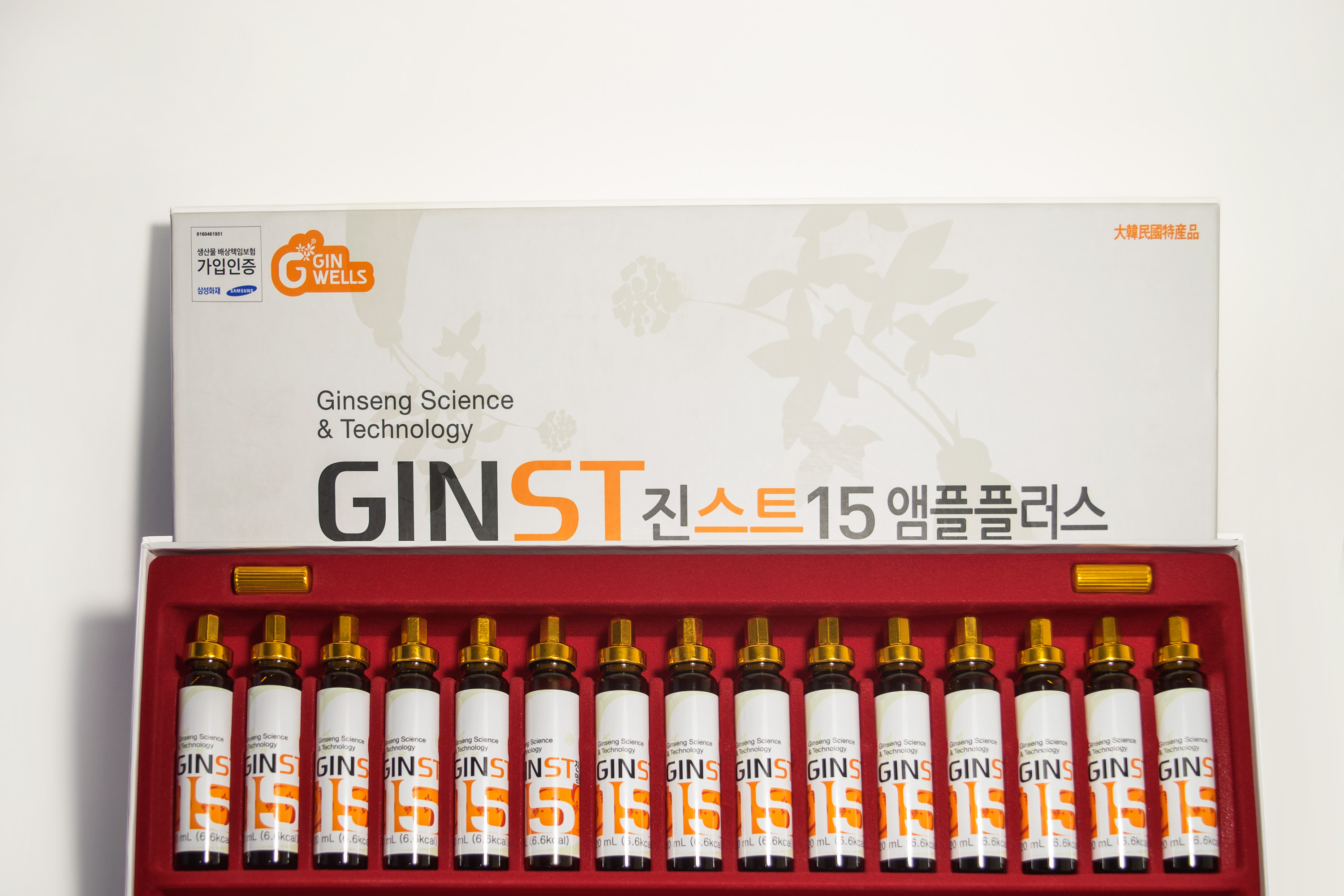 GINST 15 AMPLE SHOTS 600ML (20 ML X 30)