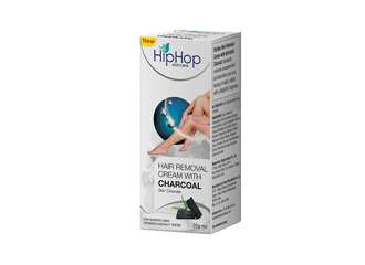 HipHop Hair Removal Cream Women - Charcoal