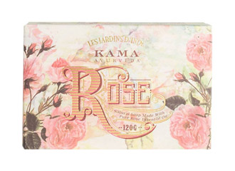 Kama Ayurveda Natural Rose Soap 125g