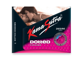 Kama Sutra Dotted Condoms 12s