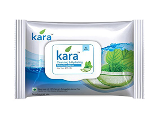 Kara Face Wipes Aloe Vera & Mint Oil