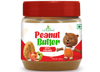 Spicy Peanut Butter 340gms-Lifespan