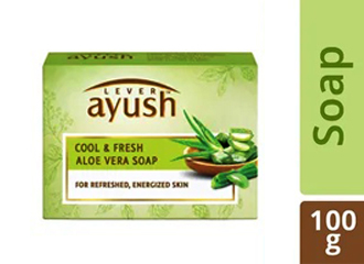 Lever Ayush Cool & Fresh Aloe Vera Soap