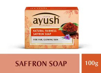 Lever Ayush Natural Fairness Saffron Soap