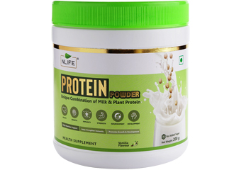 Protein powder Vanilla 200gms-Nlife