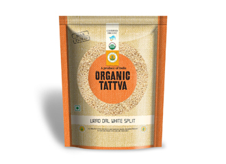Organic Urad Dal White Split 500g