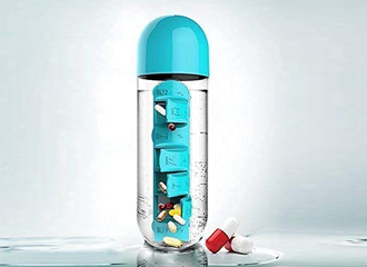 Renewa Weekly Pill box with Water bottel